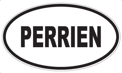 PERRIEN - Oval Sticker