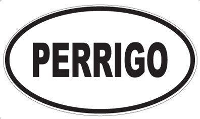 PERRIGO - Oval Sticker