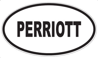 PERRIOTT - Oval Sticker