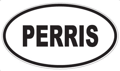PERRIS - Oval Sticker