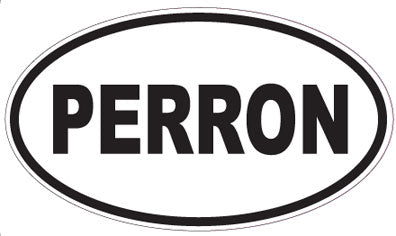 PERRON - Oval Sticker