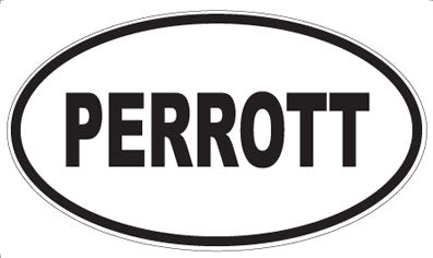 PERROTT - Oval Sticker