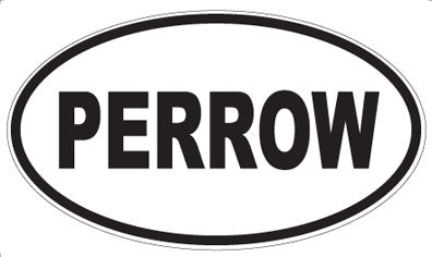PERROW - Oval Magnet