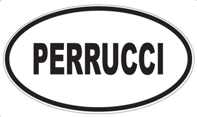 PERRUCCI - Oval Magnet
