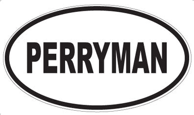 PERRYMAN - Oval Magnet