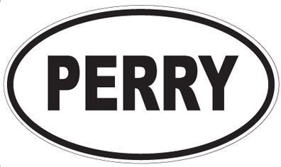 PERRY - Oval Magnet