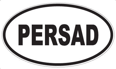 PERSAD - Oval Sticker