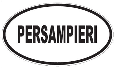 PERSAMPIERI - Oval Magnet