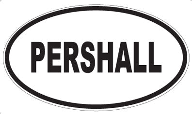 PERSHALL - Oval Magnet