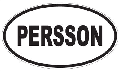 PERSSON - Oval Magnet