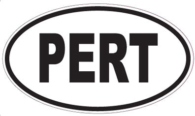 PERT - Oval Sticker
