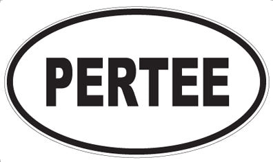 PERTEE - Oval Sticker