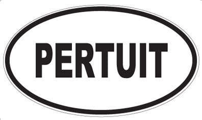 PERTUIT - Oval Sticker