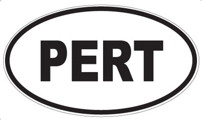 PERT - Oval Magnet