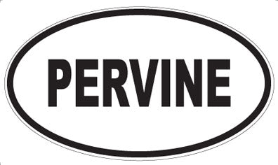 PERVINE - Oval Magnet