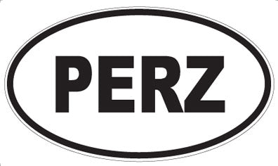 PERZ - Oval Sticker