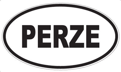PERZE - Oval Sticker