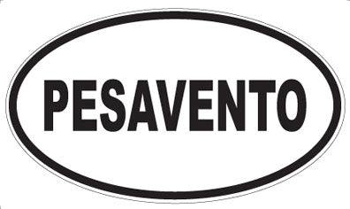 PESAVENTO - Oval Sticker
