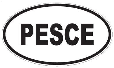 PESCE - Oval Magnet