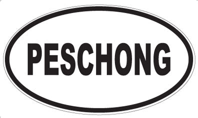 PESCHONG - Oval Magnet