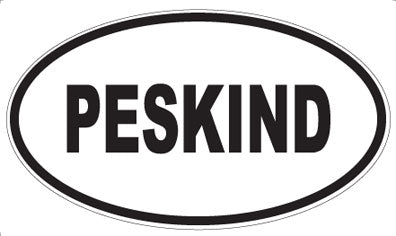 PESKIND - Oval Sticker