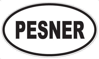 PESNER - Oval Magnet