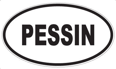 PESSIN - Oval Sticker