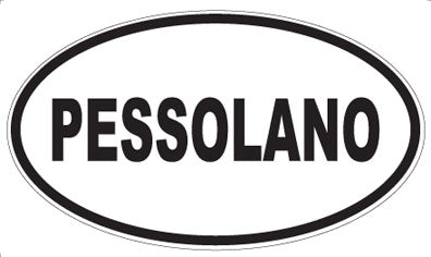 PESSOLANO - Oval Sticker