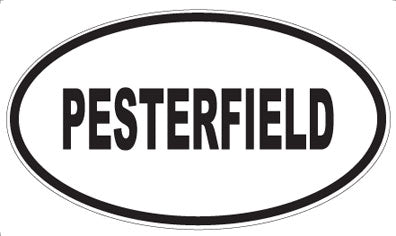 PESTERFIELD - Oval Magnet