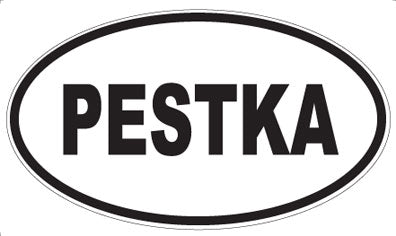 PESTKA - Oval Sticker