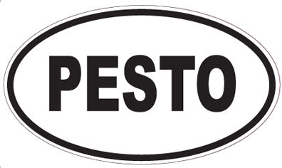 PESTO - Oval Sticker