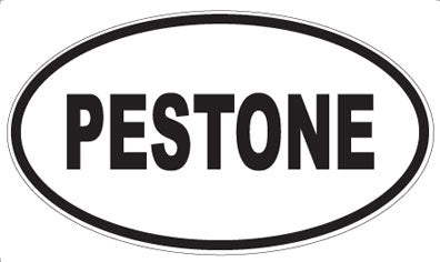 PESTONE - Oval Sticker