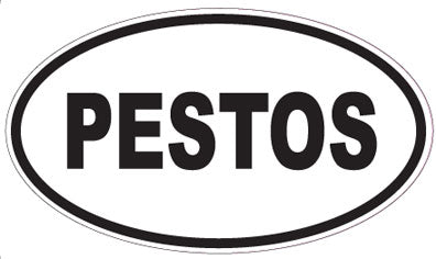 PESTOS - Oval Sticker