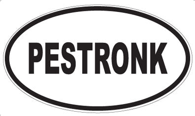 PESTRONK - Oval Magnet