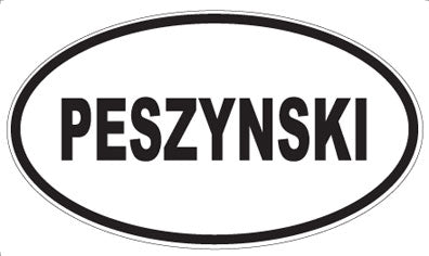 PESZYNSKI - Oval Magnet