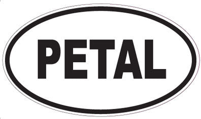 PETAL - Oval Sticker