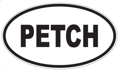 PETCH - Oval Sticker