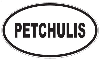PETCHULIS - Oval Sticker