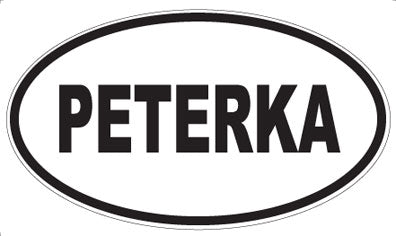 PETERKA - Oval Magnet