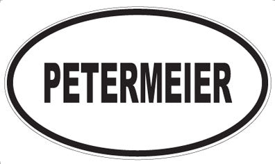 PETERMEIER - Oval Magnet