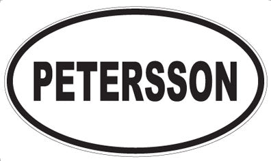 PETERSSON - Oval Magnet