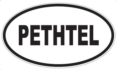 PETHTEL - Oval Magnet