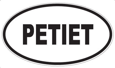 PETIET - Oval Sticker