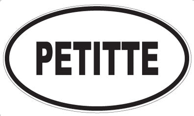 PETITTE - Oval Sticker