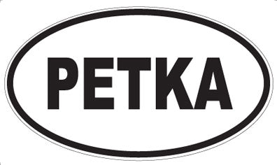 PETKA - Oval Magnet