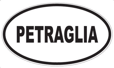 PETRAGLIA - Oval Magnet