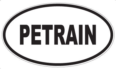 PETRAIN - Oval Magnet