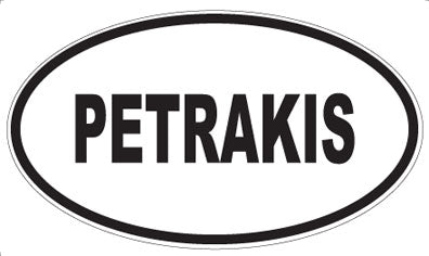 PETRAKIS - Oval Magnet