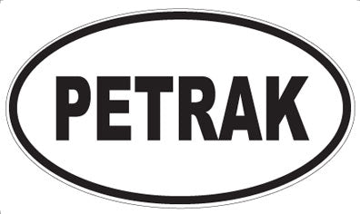 PETRAK - Oval Magnet
