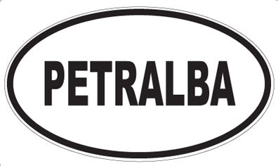 PETRALBA - Oval Magnet